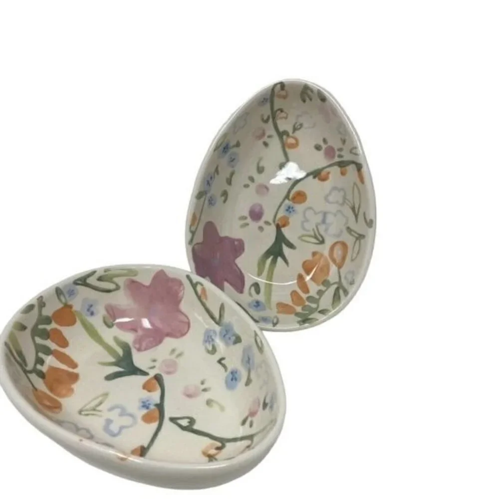 Threshold stoneware floral